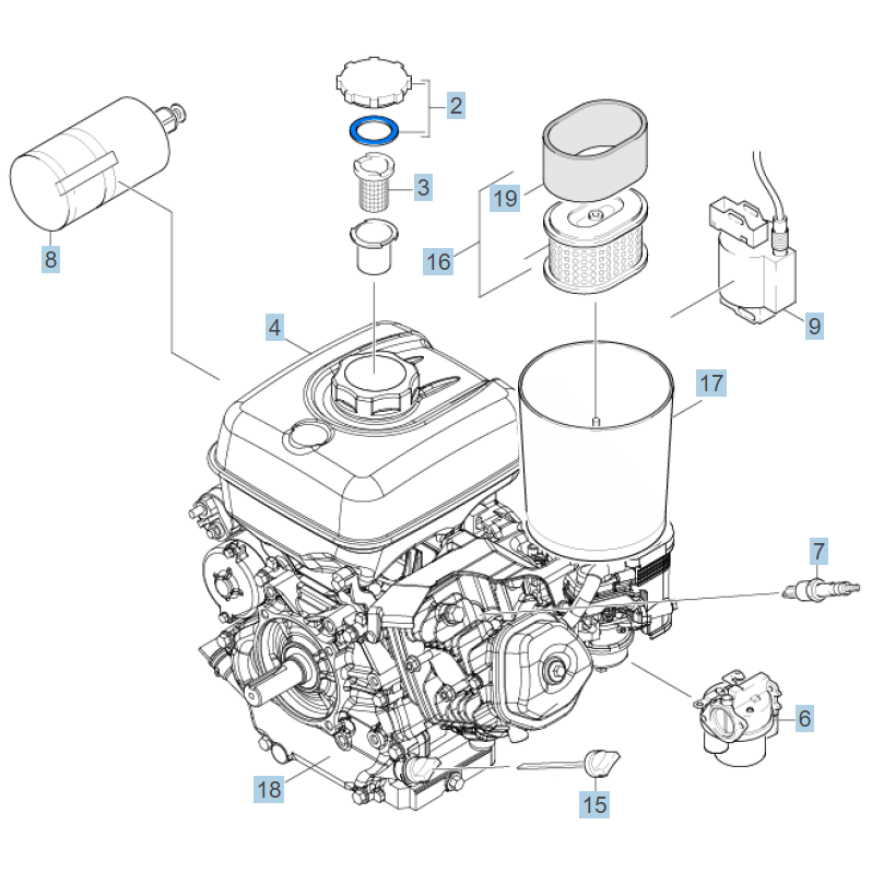 Individual Parts - Honda GTX270UT2