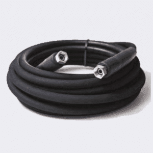 50m high pressure hose with 38" BSP male fittings.